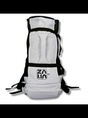 T03 White & Black Dog Carrier Backpack